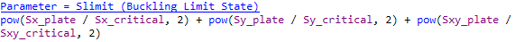 ABS FPI Plate Buckling (2014) | Help | SDC Verifier